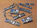 Custom License Plate Keychain